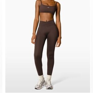 437 v legging and micro bra in espresso